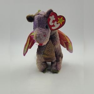 Rare Retired TY Beanie Babies Scorch the Dragon
